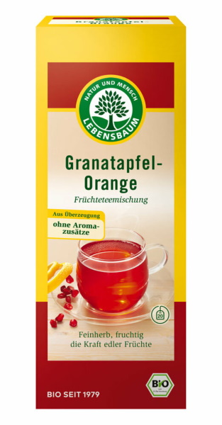 Lebensbaum Granatapfel-Orange bio Teemischung